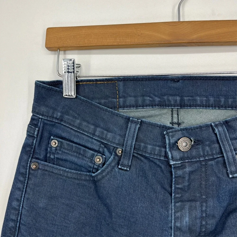 Levis 511 Slim Fit Mens Jeans 29x32 Dark Indigo Wash Stretch Denim 04511-3098